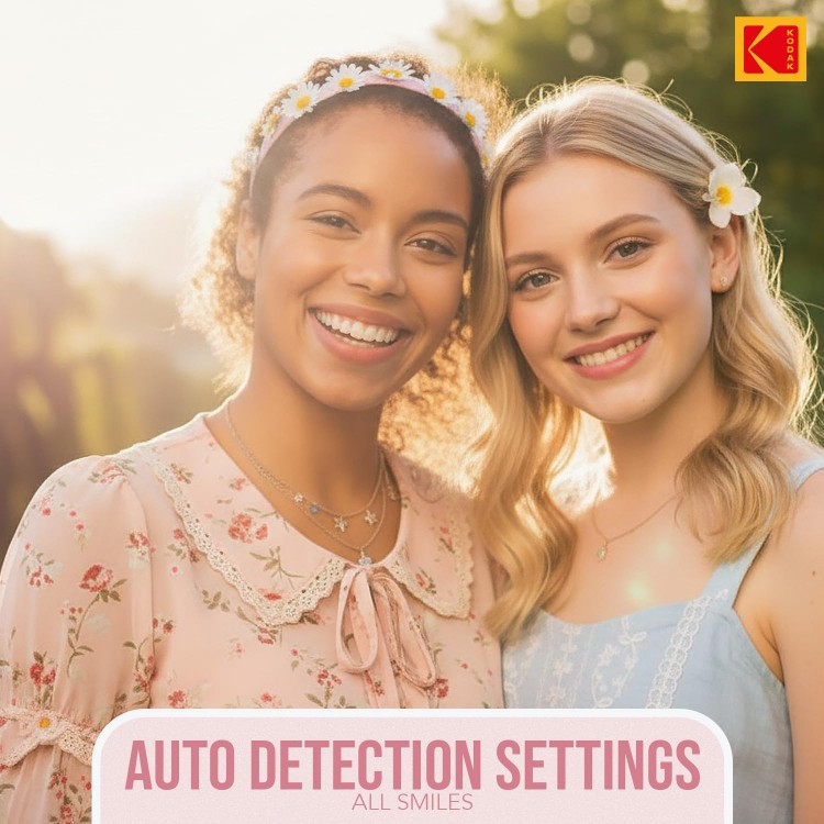 Pachet Aparat Foto Kodak PixPro FZ55, 16 MP, Zoom 5X, Vlogging, Full HD – 1080p, include geanta transport si card 64 GB Kodak, Roz