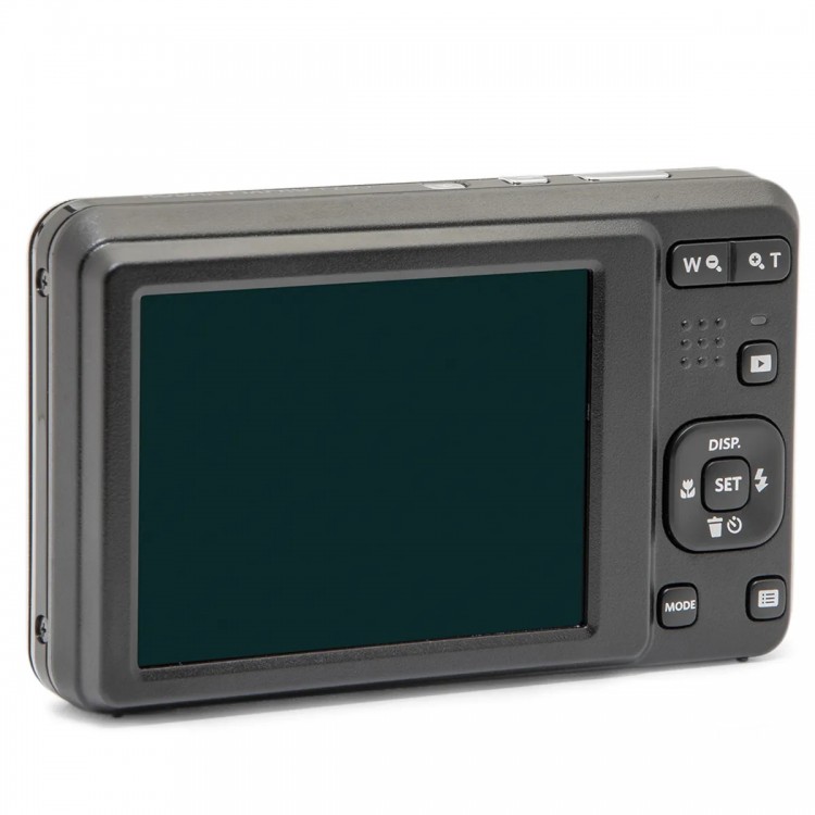 Pachet Aparat Foto Kodak PixPro FZ55, 16 MP, Zoom 5X, Vlogging, Full HD – 1080p, include geanta transport si card 64 GB Kodak, Silver