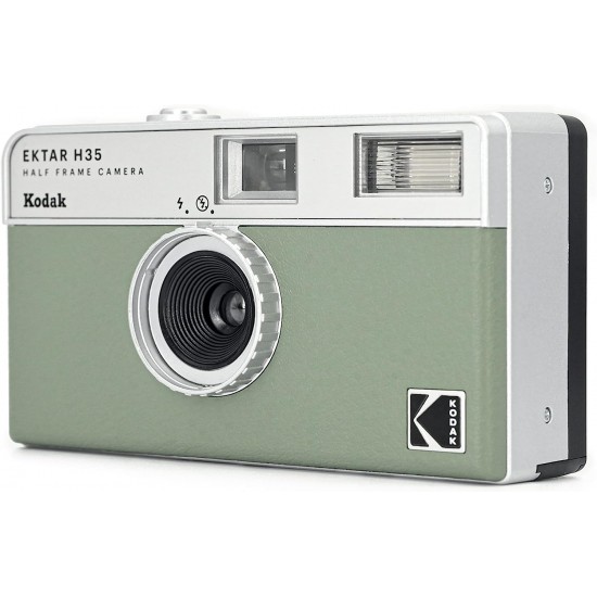 Aparat foto reutilizabil Kodak Ektar H35 cu film de 35 mm, Verde