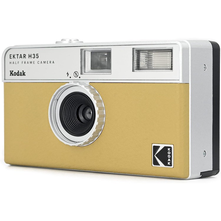 Aparat foto reutilizabil Kodak Ektar H35 pe film de 35 mm, Crem