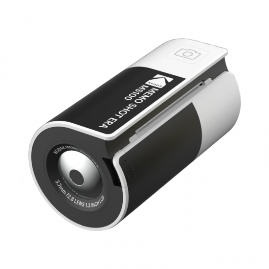 Camera foto instant Kodak Memo Shot ERA MS100– imprimare instant, camera digitala compacta cu tehnologie ZINK, ideala pentru copii, petreceri si calatorii, Alb