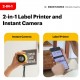 Camera foto instant Kodak Memo Shot ERA MS100– imprimare instant, camera digitala compacta cu tehnologie ZINK, ideala pentru copii, petreceri si calatorii, Alb