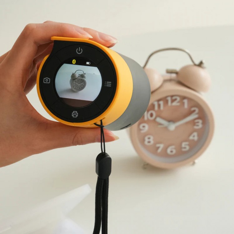 Camera foto instant Kodak Memo Shot ERA MS100– imprimare instant, camera digitala compacta cu tehnologie ZINK, ideala pentru copii, petreceri si calatorii, Galben