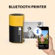Camera foto instant Kodak Memo Shot ERA MS100– imprimare instant, camera digitala compacta cu tehnologie ZINK, ideala pentru copii, petreceri si calatorii, Galben