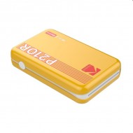 Imprimanta Kodak Mini 2 Plus Retro, 7,6 × 7,6 cm, Galben