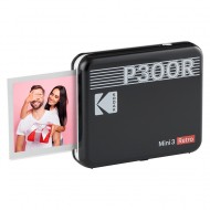 Imprimanta foto Kodak Mini 3 Plus Retro, Format hartie 7,6 × 7,6 cm Negru/Alb