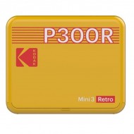 Imprimanta foto Kodak Mini 3 Retro, 76 x 76 mm, Galben