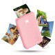 Imprimanta foto portabila Kodak Mini 2 -PM220, Bluetooth, include set 8 coli, Roz