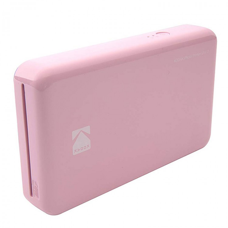 Imprimanta foto portabila Kodak Mini 2 -PM220, Bluetooth, include set 8 coli, Roz