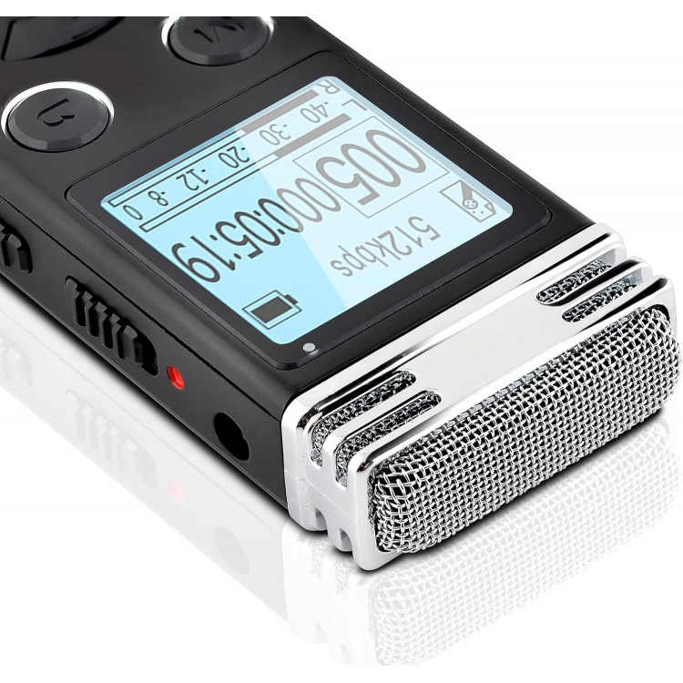 Reportofon Kodak VRC450, Microfon stereo, MP3, USB, Slot microSD, 8GB, Negru