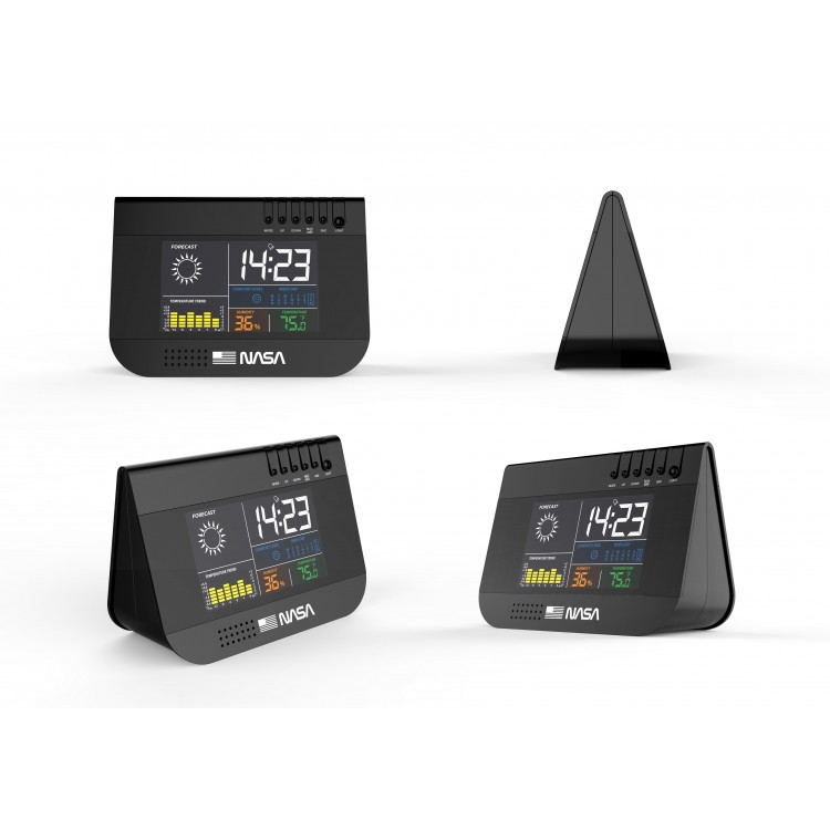Statie Meteorologica Ws100, Ecran LED de 3.3 inchi, 9 in 1, negru
