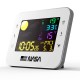 Statie Meteorologica WS500 Nasa, Ceas de masa, alarma, termometru si senzor exterior, alb