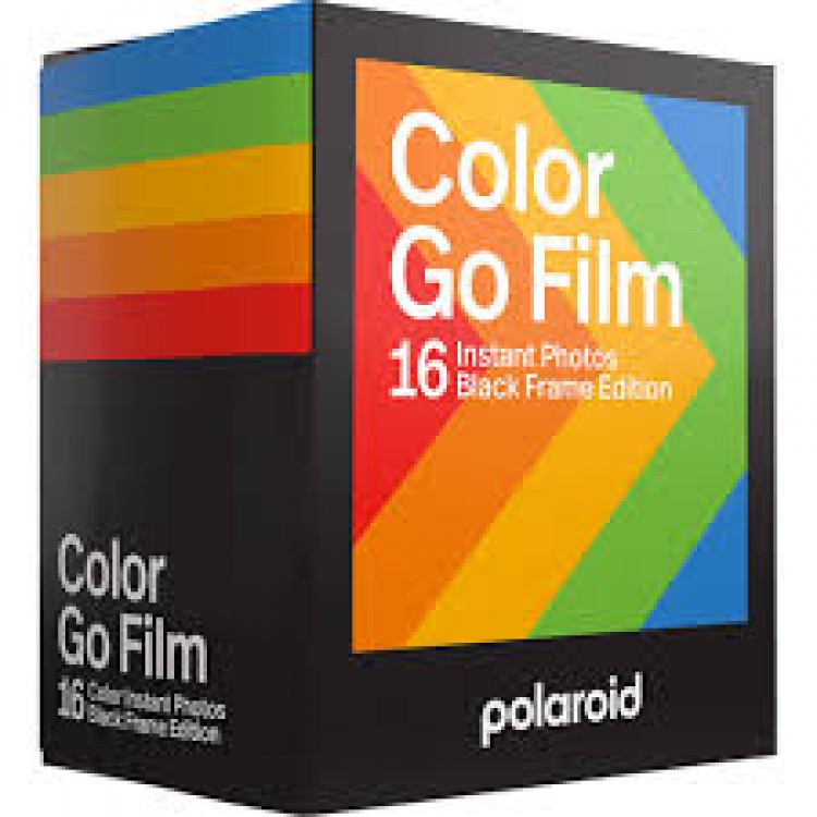 Film Polaroid pentru Polaroid Go, Double Pack, Black Frame Edition