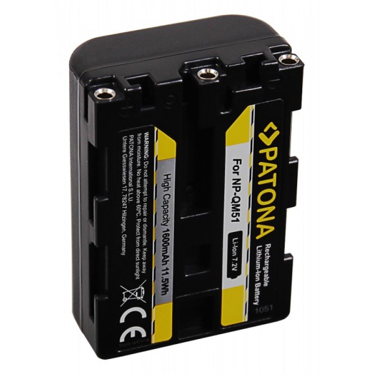 Acumulator Patona tip Sony | NP-FM55H | NP-FM50 | NP-QM51