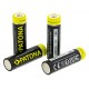 Set 4 bucati, acumulatori AA Patona, 2450 mAh, reincarcabili, descarcare lenta, gata de utilizare, include cutie depozitare