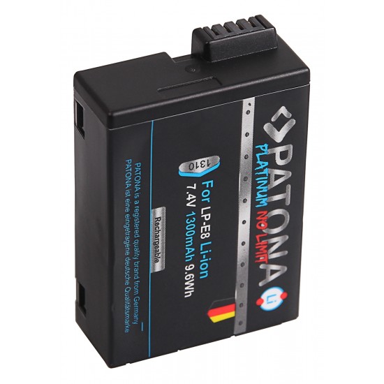 Acumulator PATONA Platinum tip Canon LPE8 LP-E8 LP-E8+ 7.4V