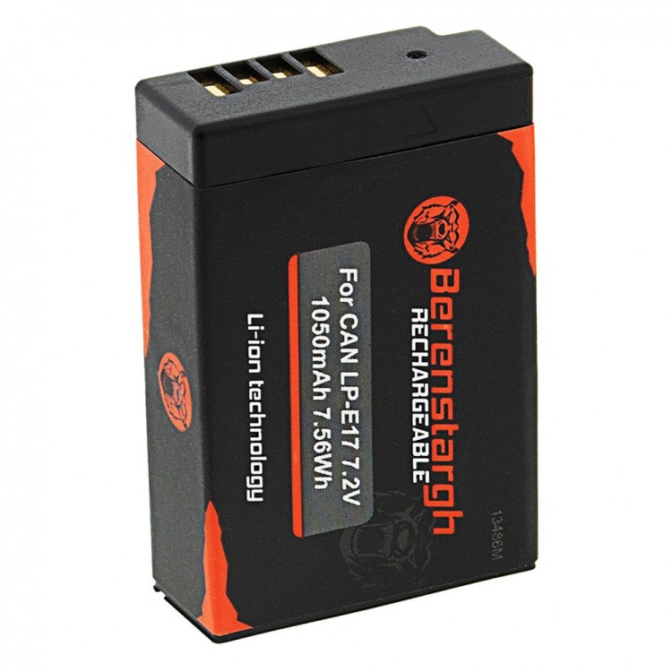 Acumulator Berenstargh LP-E17, Decodat, 1050mAh, pentru Canon EOS R10, EOS RP 77D 200D 750D 760D 8000D