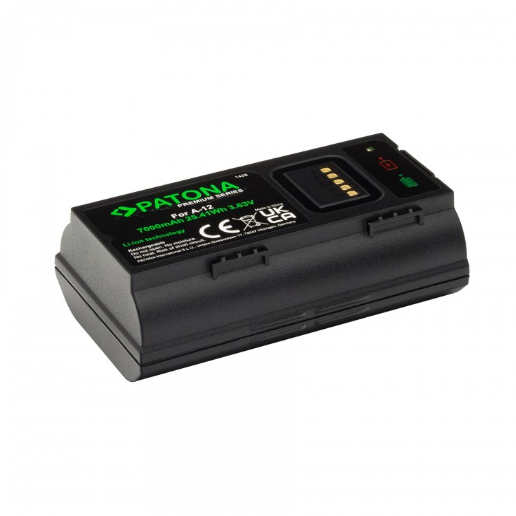 Acumulator Patona Premium A-12 pentru camera de supraveghere Arlo AVD2001 Essential, 7000mAh