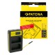 Incarcator smart DUAL USB LCD PATONA pentru 2 acumulatori Canon LP-E6