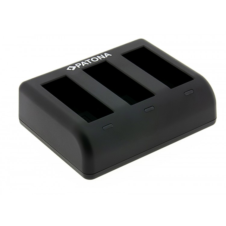 Incarcator triplu PATONA pentru acumulator DJI Osmo Action 3 4 SI 5 BCX202, Include cablu USB-C