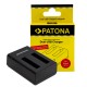 Incarcator DUAL USB Patona pentru 2 acumulatori Kodak WPZ 2 LB-015, include cablu micro-USB