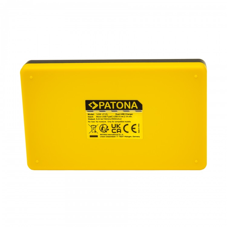 Incarcator Dual USB Patona LP-EL pentru Canon Speedlite EL-1, EL-5