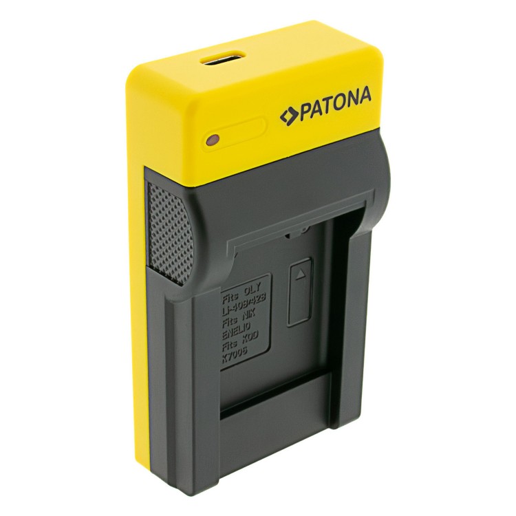 Incarcator USB-C Slim PATONA pentru Olympus LI-40B, LI-42B, Nikon EN-EL10