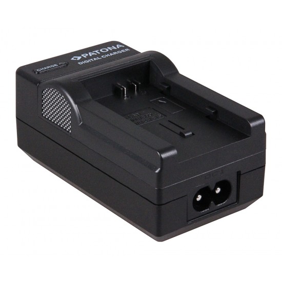 Incarcator foto 2 in 1, Patona, Compatibil Canon, BP-808/BP-809, 230V/12V, Negru