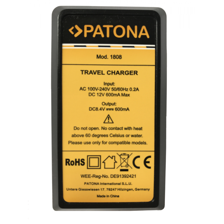 Incarcator 2in1 PATONA pentru acumulator Panasonic DMW-BLG10 DMW-BLE9