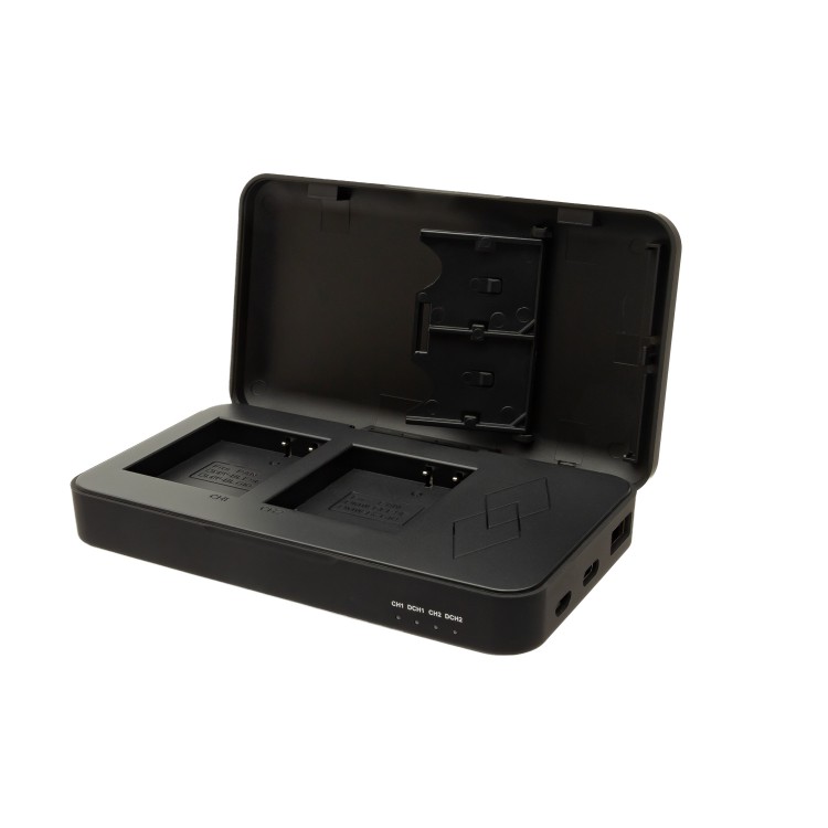 Incarcator Patona Dual DMW-BLG10 cu functie Power Bank si spatiu pentru 2x carduri SD 1722