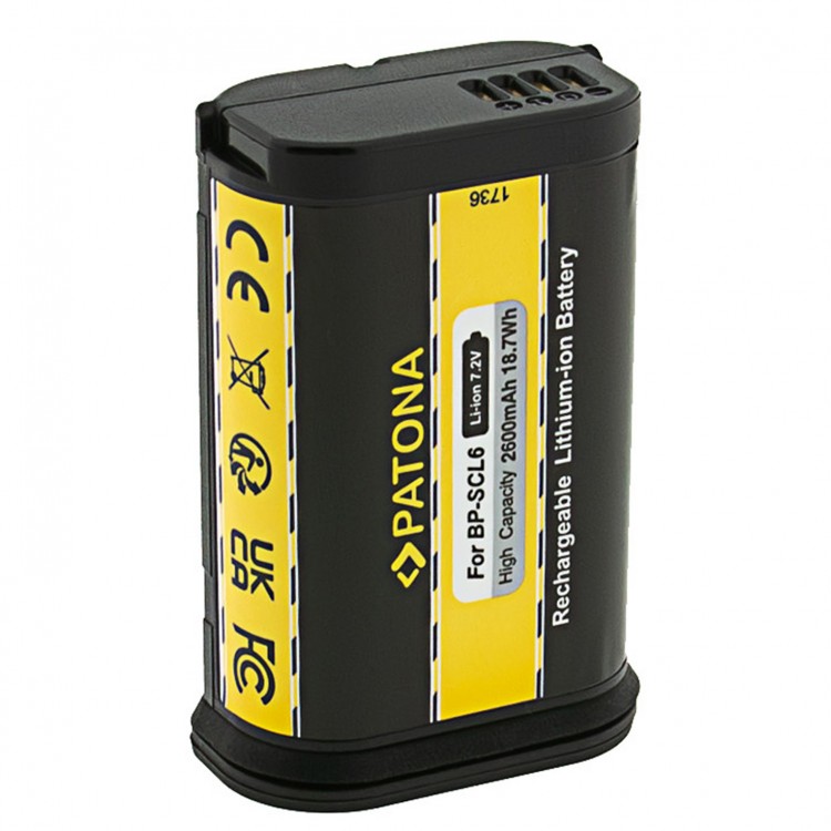 Acumulator PATONA BP-SCL6 pentru Leica Q2 Q3 SL2 SL2S BP-SCL6 LC-SCL6 19 531