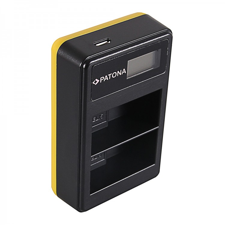Incarcator PATONA DUAL USB LCD pentru acumulator Nikon EN-EL15
