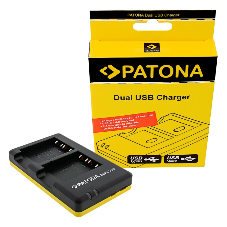 Incarcator DUAL USB Patona pentru 2 acumulatori Sony NP-BG1