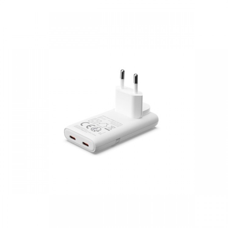 Incarcator plat PATONA Platinum GaN PD65W, 2x USB-C PD3.0 QC3.0, Alb