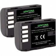 Pachet 2x acumulator PATONA Premium DMW-BLF19 pentru Panasonic Lumix DMC-GH3 GH3A GH4