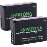 Pachet 2x acumulator PATONA Premium tip Canon LP-E12 LPE12 Pachet 2x acumulator PATONA Premium tip Canon LP-E12 LPE12