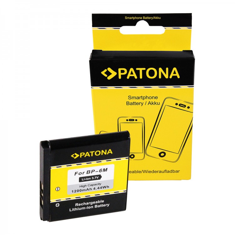 Acumulator compatibil Nokia BP-6M 3250 6151 6233 6234 6280 6288 9300 9300i N73 N77 N93 Patona