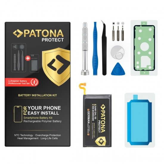Baterie PATONA PROTECT pentru Samsung Galaxy S9 Plus EB-BG965ABE, include kit de instalare