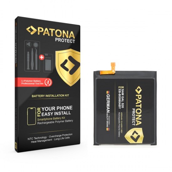 Baterie PATONA PROTECT pentru Samsung Galaxy S20 G980F G381B EB-BG980ABY, include kit de instalare