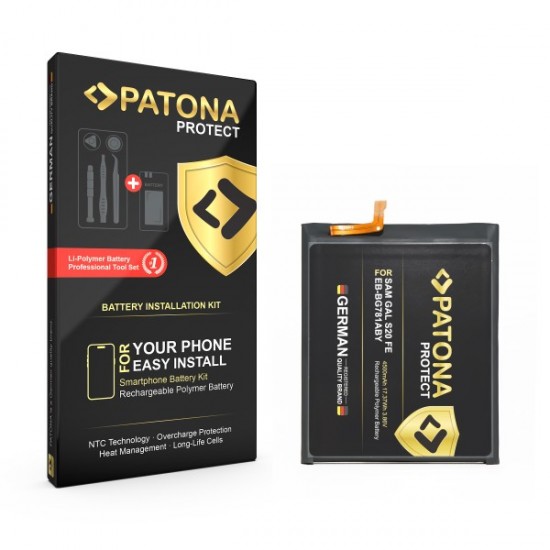Baterie PATONA PROTECT pentru Samsung Galaxy S20 A52 A52G A52s 5G S20 FE5G EB-BG781ABY, include kit de instalare