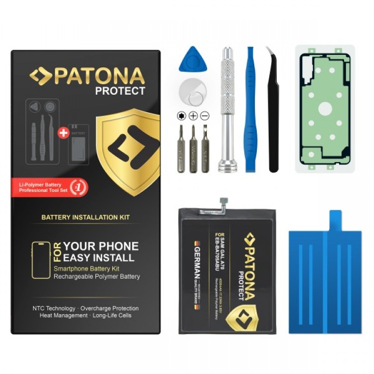 Baterie PATONA PROTECT pentru Samsung Galaxy A70 EB-BA705ABU, include kit de instalare
