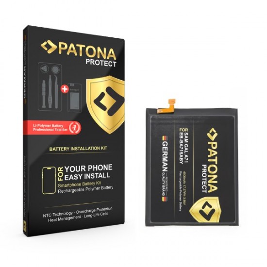 Baterie PATONA PROTECT pentru Samsung Galaxy A71 SM-A715F EB-BA715ABY, include kit de instalare