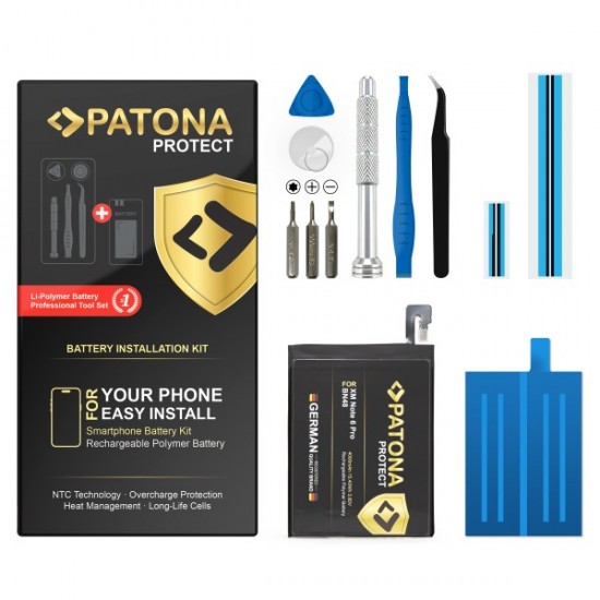 Baterie PATONA PROTECT pentru Xiaomi 6 Pro BN48, include kit de instalare