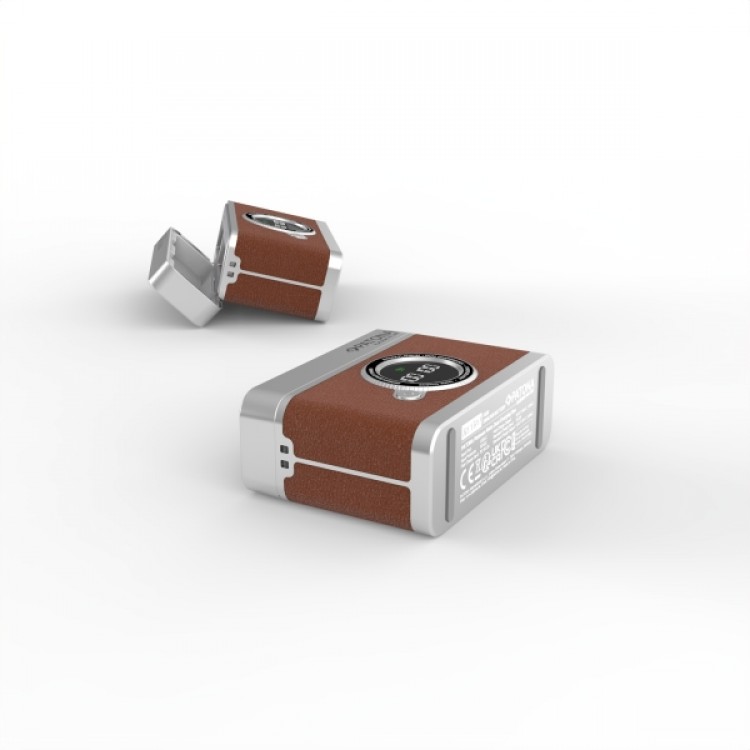 Incarcator dual Patona Platinum Retro USB-C, gri, pentru Canon LP-E6 LP-E6N LP-E6NH LP-E6P