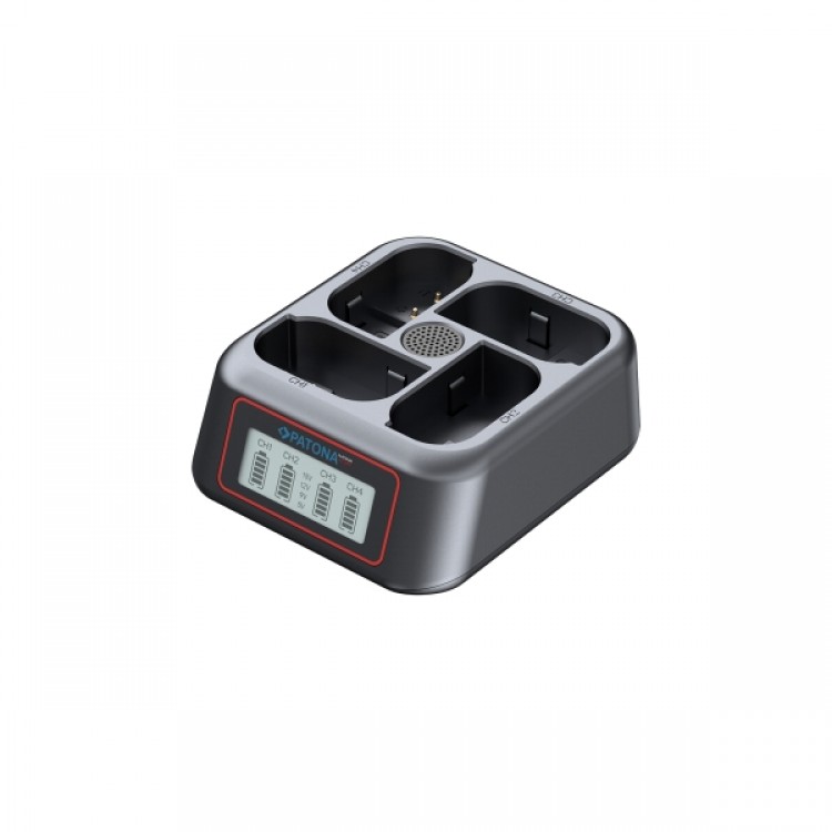 Incarcator rapid PATONA Platinum USB-C PD QC cu 4 porturi pentru Panasonic DMW-BLK22