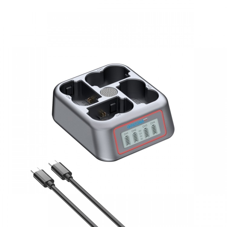 Incarcator rapid PATONA Platinum USB-C PD QC cu 4 porturi pentru Fuji NP-W235