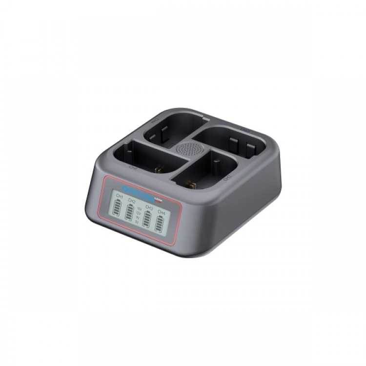 Încărcător rapid Patona Platinum USB-C cu 4 porturi, 45W, pentru baterii Canon LP-E6, dimensiuni 9, 01x8, 02x3, 23cm