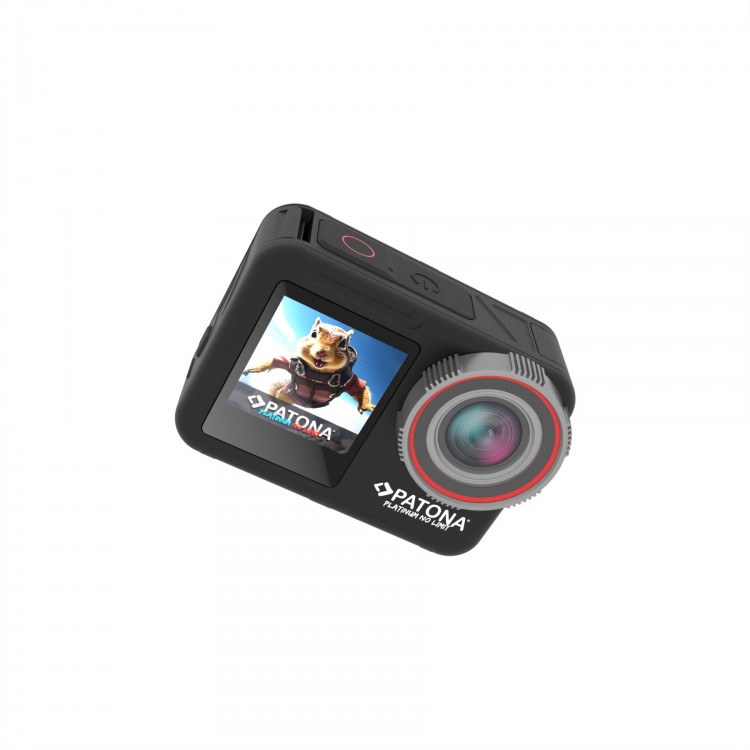 Camera video sport Patona Platinum Action Cam Life SL5, 6K 90fps 64MP, EIS, 170° 7G+IR, rezistent la apa, RC, Wifi