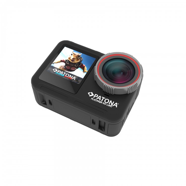 Camera video sport Patona Platinum Action Cam Life SL5, 6K 90fps 64MP, EIS, 170° 7G+IR, rezistent la apa, RC, Wifi