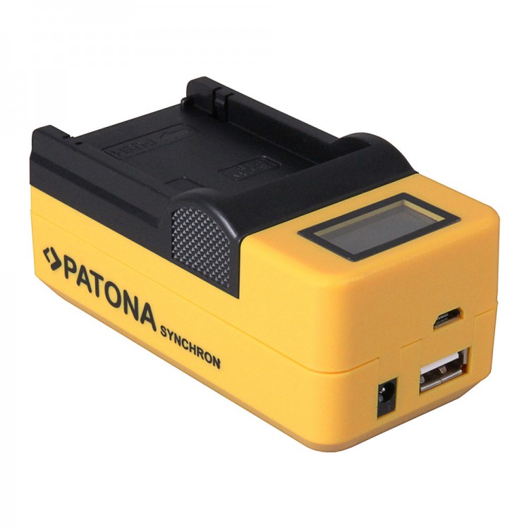 PATONA | Incarcator Mono LCD pentru acumulator Sony NP-FP90 NP-FH100 NP-FV100